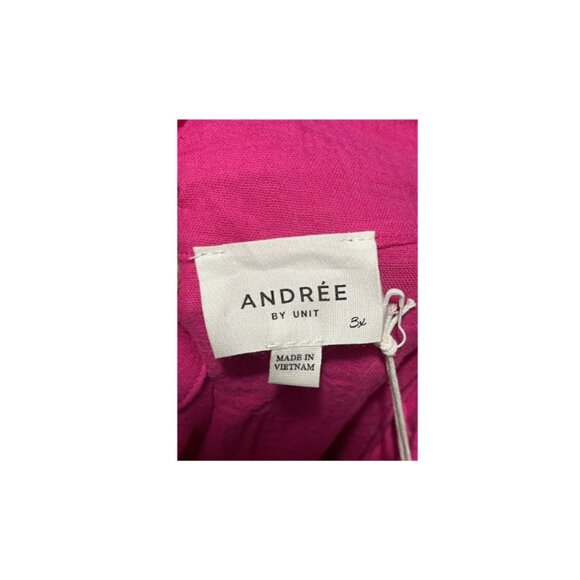 Andree by unit floral babydoll BUTTON UP SIZE 3X - Picture 2 of 3